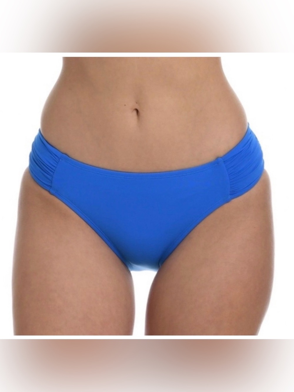La Blanca island goddess Capri blue Women's Bikini Bottom NWT size 12